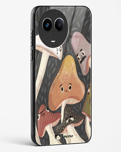 Shroom Smiles [doodleodrama] Glass Case Phone Cover (Realme)