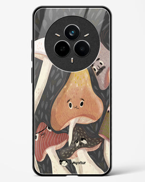 Shroom Smiles [doodleodrama] Glass Case Phone Cover (Realme)