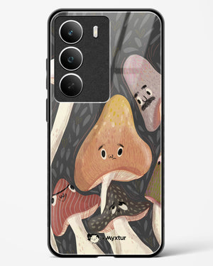 Shroom Smiles [doodleodrama] Glass Case Phone Cover (Realme)