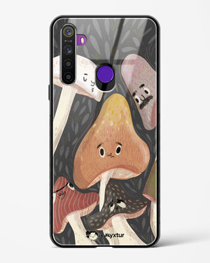 Shroom Smiles [doodleodrama] Glass Case Phone Cover (Realme)