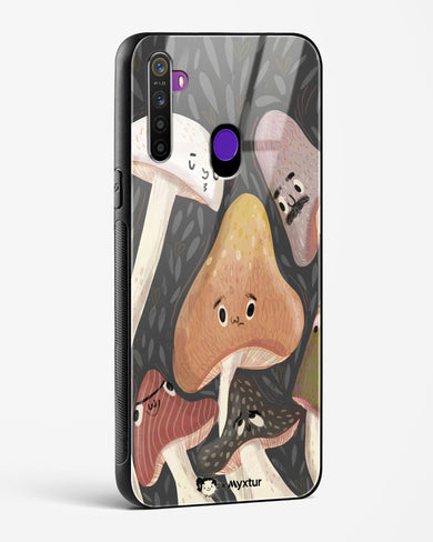Shroom Smiles [doodleodrama] Glass Case Phone Cover (Realme)