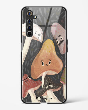 Shroom Smiles [doodleodrama] Glass Case Phone Cover (Realme)