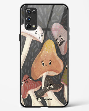 Shroom Smiles [doodleodrama] Glass Case Phone Cover (Realme)