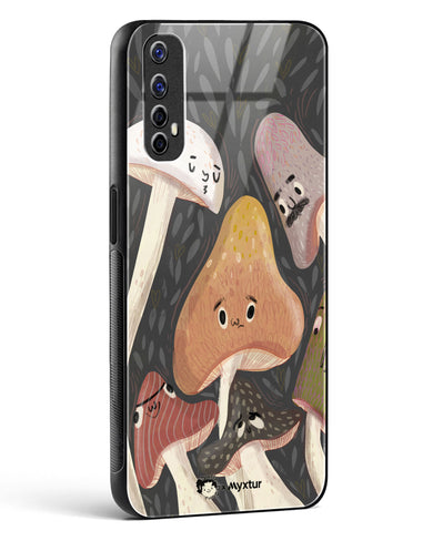 Shroom Smiles [doodleodrama] Glass Case Phone Cover (Realme)