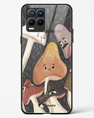 Shroom Smiles [doodleodrama] Glass Case Phone Cover (Realme)