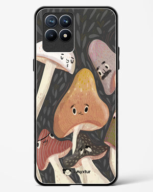 Shroom Smiles [doodleodrama] Glass Case Phone Cover (Realme)