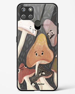 Shroom Smiles [doodleodrama] Glass Case Phone Cover (Realme)