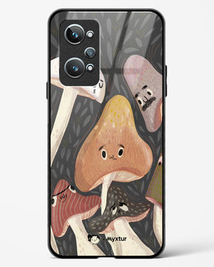 Shroom Smiles [doodleodrama] Glass Case Phone Cover (Realme)