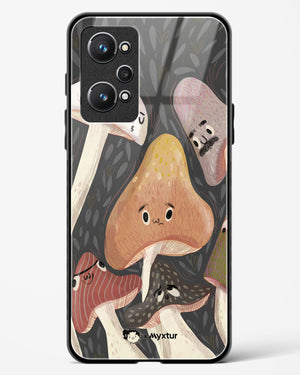 Shroom Smiles [doodleodrama] Glass Case Phone Cover (Realme)
