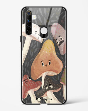 Shroom Smiles [doodleodrama] Glass Case Phone Cover (Realme)