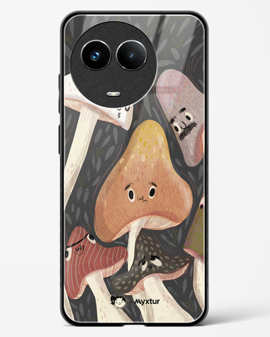 Shroom Smiles [doodleodrama] Glass Case Phone Cover (Realme)