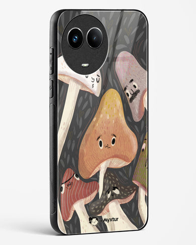 Shroom Smiles [doodleodrama] Glass Case Phone Cover (Realme)