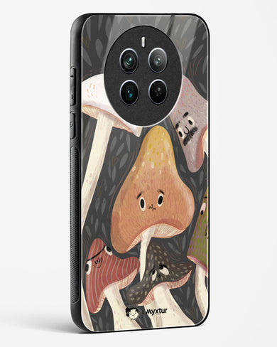 Shroom Smiles [doodleodrama] Glass Case Phone Cover (Realme)