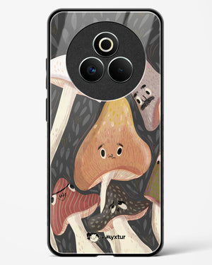 Shroom Smiles [doodleodrama] Glass Case Phone Cover (Realme)