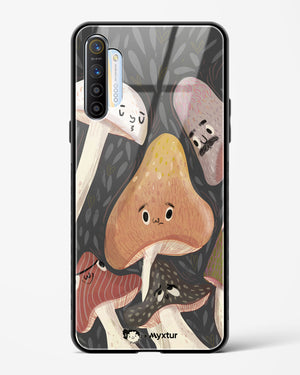 Shroom Smiles [doodleodrama] Glass Case Phone Cover (Realme)
