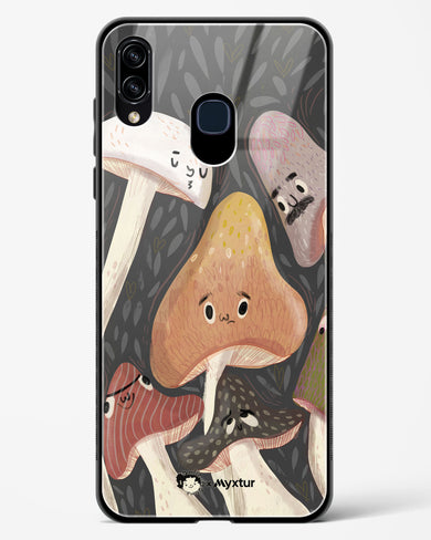 Shroom Smiles [doodleodrama] Glass Case Phone Cover-(Samsung)