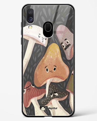 Shroom Smiles [doodleodrama] Glass Case Phone Cover-(Samsung)