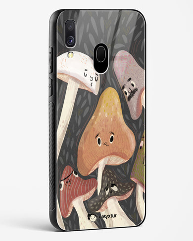 Shroom Smiles [doodleodrama] Glass Case Phone Cover-(Samsung)