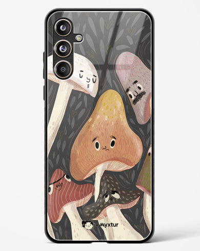 Shroom Smiles [doodleodrama] Glass Case Phone Cover (Samsung)