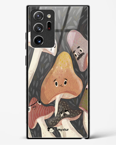 Shroom Smiles [doodleodrama] Glass Case Phone Cover-(Samsung)