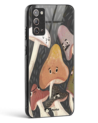 Shroom Smiles [doodleodrama] Glass Case Phone Cover-(Samsung)