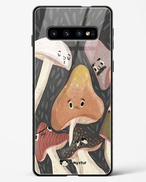 Shroom Smiles [doodleodrama] Glass Case Phone Cover (Samsung)