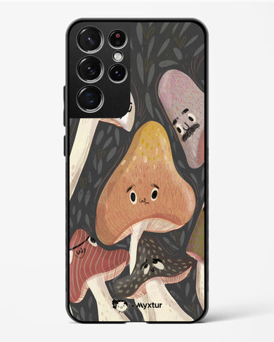 Shroom Smiles [doodleodrama] Glass Case Phone Cover-(Samsung)