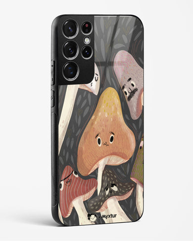 Shroom Smiles [doodleodrama] Glass Case Phone Cover-(Samsung)