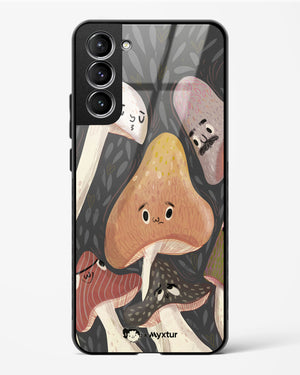 Shroom Smiles [doodleodrama] Glass Case Phone Cover (Samsung)