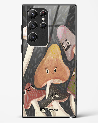 Shroom Smiles [doodleodrama] Glass Case Phone Cover-(Samsung)