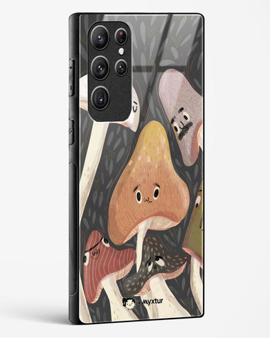 Shroom Smiles [doodleodrama] Glass Case Phone Cover-(Samsung)