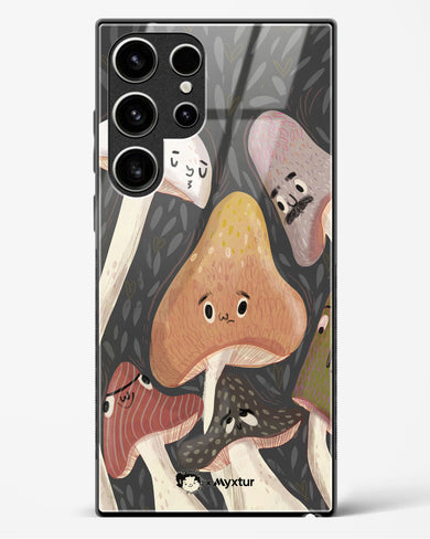 Shroom Smiles [doodleodrama] Glass Case Phone Cover-(Samsung)