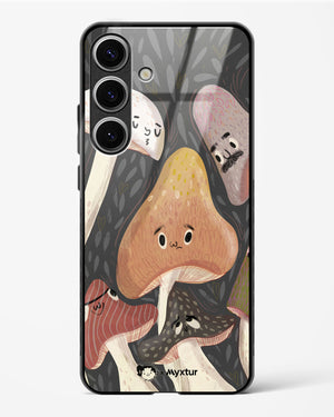 Shroom Smiles [doodleodrama] Glass Case Phone Cover (Samsung)