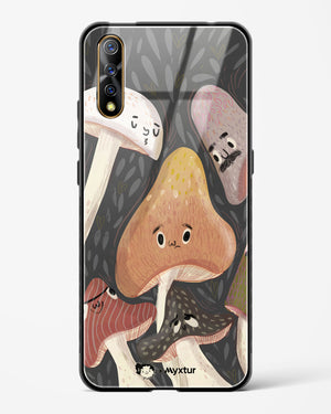 Shroom Smiles [doodleodrama] Glass Case Phone Cover (Vivo)