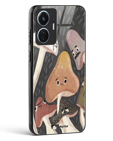 Shroom Smiles [doodleodrama] Glass Case Phone Cover (Vivo)