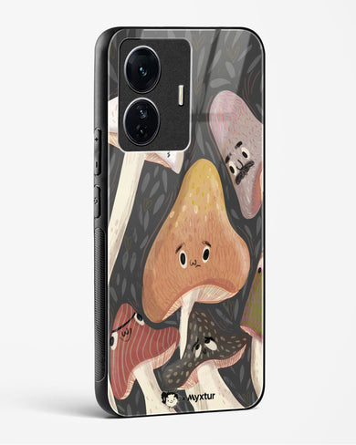 Shroom Smiles [doodleodrama] Glass Case Phone Cover (Vivo)