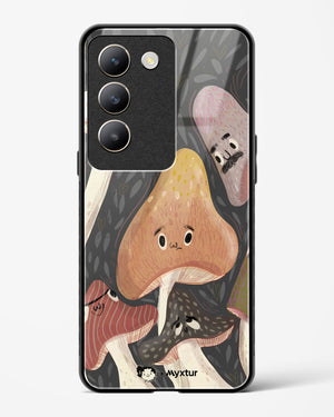 Shroom Smiles [doodleodrama] Glass Case Phone Cover (Vivo)