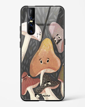 Shroom Smiles [doodleodrama] Glass Case Phone Cover (Vivo)