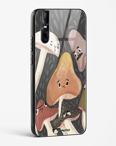 Shroom Smiles [doodleodrama] Glass Case Phone Cover (Vivo)