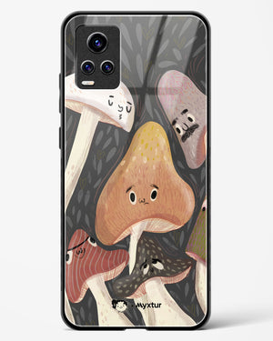 Shroom Smiles [doodleodrama] Glass Case Phone Cover (Vivo)