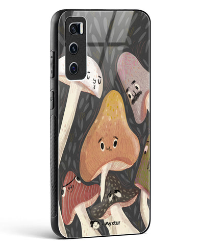 Shroom Smiles [doodleodrama] Glass Case Phone Cover (Vivo)
