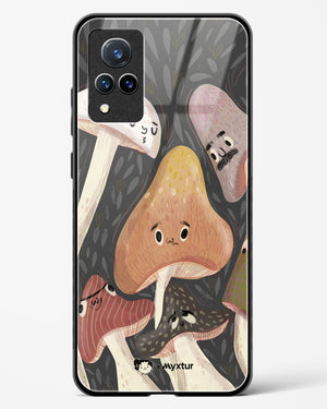 Shroom Smiles [doodleodrama] Glass Case Phone Cover (Vivo)