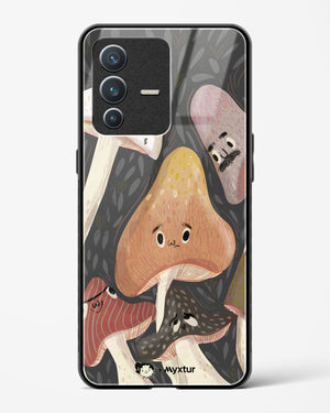 Shroom Smiles [doodleodrama] Glass Case Phone Cover (Vivo)