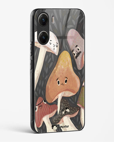 Shroom Smiles [doodleodrama] Glass Case Phone Cover (Vivo)