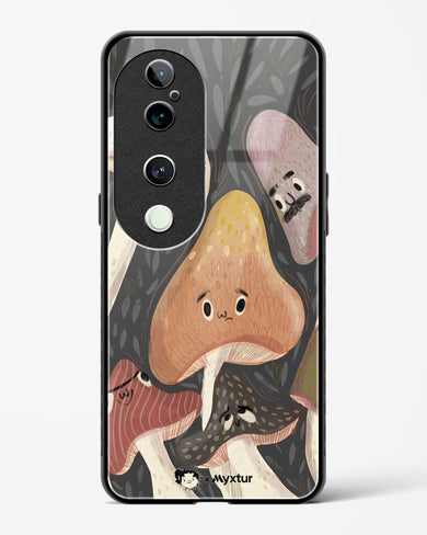 Shroom Smiles [doodleodrama] Glass Case Phone Cover (Vivo)