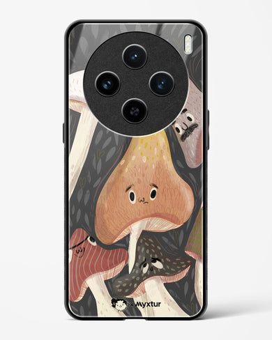 Shroom Smiles [doodleodrama] Glass Case Phone Cover (Vivo)