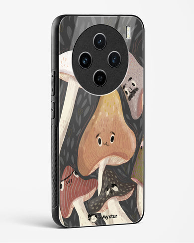 Shroom Smiles [doodleodrama] Glass Case Phone Cover (Vivo)