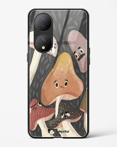 Shroom Smiles [doodleodrama] Glass Case Phone Cover (Vivo)