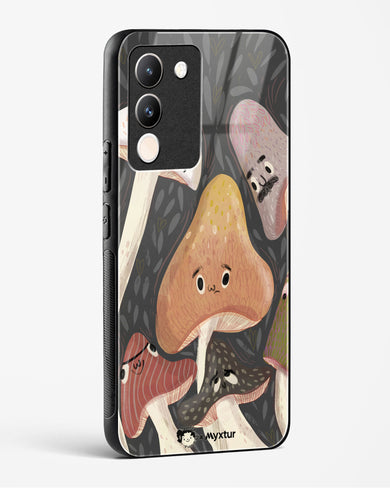 Shroom Smiles [doodleodrama] Glass Case Phone Cover (Vivo)