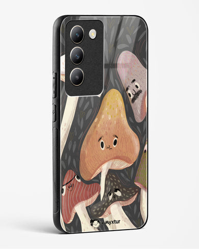 Shroom Smiles [doodleodrama] Glass Case Phone Cover (Vivo)